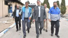 بازدید رئیس سازمان مدیریت‌بحران کشور از محل تعرض به خط انتقال آب شرب یزد