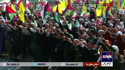 فریاد &laquo;مرگ بر اسرائیل&raquo; در میدان امام حسین طنین&zwnj;انداز شد
