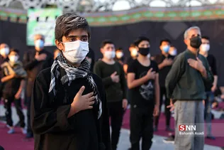 مراسم خیمه سوزان عاشورا در میدان امام حسین (ع)
