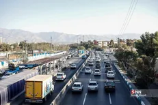 ترافیک روان در اکثر معابر و بزرگراه‌های تهران