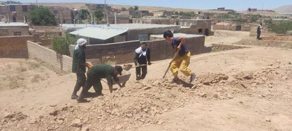 اردوی جهادی دانشجویان دانشگاه امام حسین (ع) در نیشابور