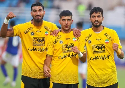 کسب جایگاه دوم جدول توسط سپاهان با پیروزی در مقابل استقلال خوزستان