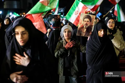 مراسم احیاء شب بیست و سوم ماه رمضان در میدان هفت تیر