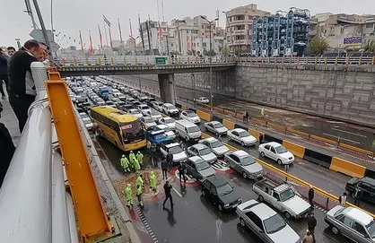 پرتصادف&zwnj;ترین بزرگراه&zwnj;های تهران در حین بارندگی کدام است؟