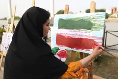 اجرای رویداد «هنری خط خاطر حماسه آفرینی دوران مقدس» در مازندران