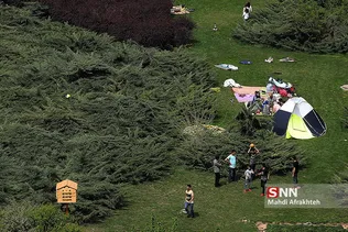 روز طبیعت در پل طبیعت تهران