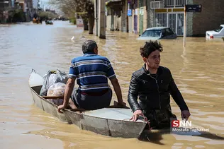 جاری شدن سیل در  استان گلستان