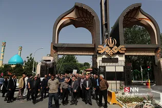 مراسم تشییع پیکر سیدمصطفی موسوی