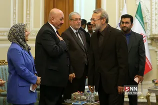 دیدار نائب‌‌ رئیس مجلس عراق با علی لاریجانی