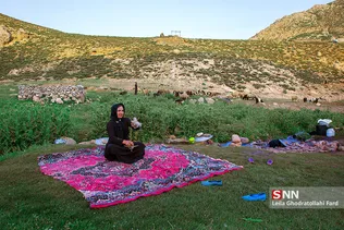 زندگی روزمره عشایران  در کنارانشعابات رود کارون 