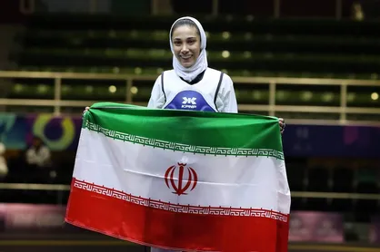 جدول بازی&zwnj;های کشور&zwnj;های اسلامی پس از کسب مدال طلای تکواندو ساینا کریمی+ عکس