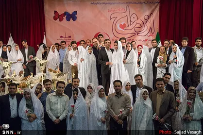 جشن ازدواج دانشجویی در علوم پزشکی تبریز برگزار شد