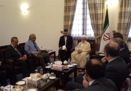 دیدار رئیس مجلس سنای پاکستان با آیت&zwnj;الله جنتی