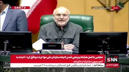 قالیباف: لایه حمایت از ایرانیان خارج از کشور لایحه&zwnj; خوب و مهمی است که کلیات آن تصویب شد و در دستور کار قرار گرفت/ همین امروز وارد جزئیات می&zwnj;شویم