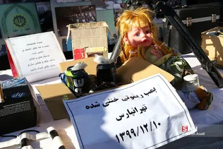 بازدید از دستاوردهای عملیاتی و کشفیات باند بزرگ سلاح و مهمات فاتب