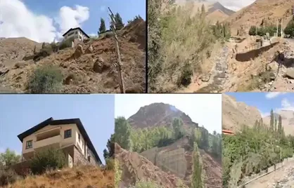 تصاویر باورنکردنی از ویلاسازی فرد مشهور در دل کوه&zwnj;های شمال تهران