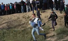 ۶۰ زخمی از جمله ۴ زن و ۱۲ کودک در راهپیمایی حق بازگشت غزه