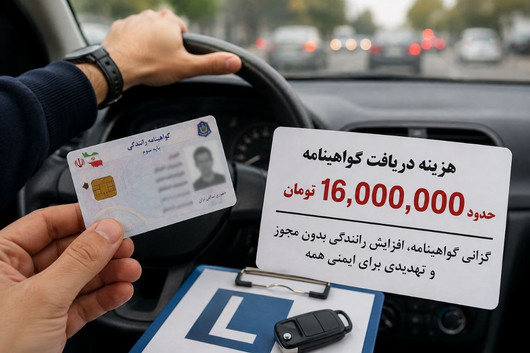 گرانی گواهینامه مانعی برای آموزش و افزایش خطر رانندگی بدون مجوز