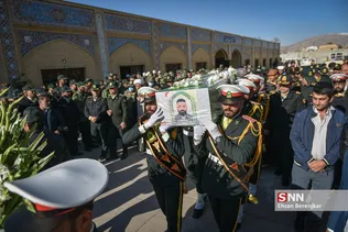 تشییع پیکر شهید پلیس افتخاری «محمود هوشمندی» در شیراز