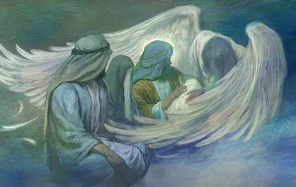 نقاشی حسن روح&zwnj;الامین برای میلاد امام حسین(ع)