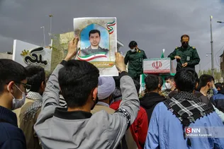  تشییع و تدفین پیکر شهید مدافع حرم «احسان کربلایی پور» در قم