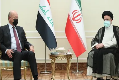 رئیسی: جمهوری اسلامی خواهان عراقی قوی است / صالح: ایران یار روز&zwnj;های سخت عراق است