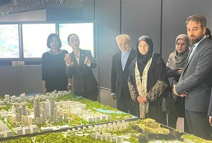 بازدید معاون رئیس جمهور از موزه توسعه پایدار شهری شانگهای