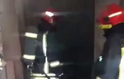 حریق انبار در پارکینگ بازار الماس شرق مشهد