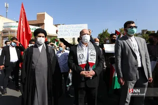 راهپیمایی مردمی در حمایت از فلسطین مظلوم 