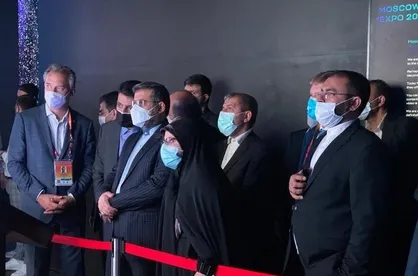 بازدید وزیر فرهنگ و ارشاد اسلامی از پاویون کشور امارات در نمایشگاه اکسپو ۲۰۲۰