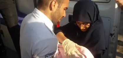 تولد نوزاد دختر در مترو دروازه دولت+ عکس