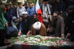 آیین تشییع و تدفین شهید گمنام در دانشگاه خوارزمی