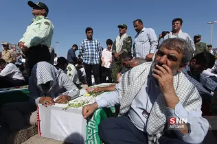 ورود پیکر مطهر ۴۴ شهید دوران دفاع مقدس