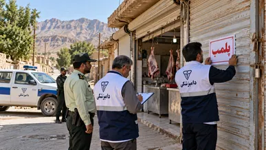 پلمب ۱۲ قصابی غیرمجاز در روستای بارانگرد باغملک