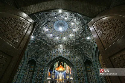 حال و هوای حرم حضرت معصومه (س) در شب عید غدیر