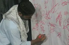 دانشگاهیان دانشگاه فنی شهید کرانی بندرعباس طومار محکومیت اقدامات آمریکا را امضا کردند