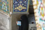 قرائت دعای عرفه در حرم مطهر حضرت فاطمه معصومه (س)