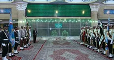 کارکنان قرارگاه پدافند هوایی با آرمان‌های امام (ره) تجدید میثاق کردند