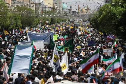 راهپیمایی &laquo;روز جهانی قدس&raquo; در مشهد مقدس
