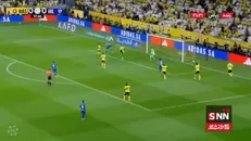 گل آفساید الهلال مقابل النصر با ضربه سر کریم بنزما+فیلم