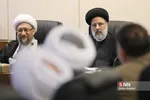 حجت الاسلام رئیسی و آیت الله آملی در جلسه مجمع تشخیص مصلحت نظام