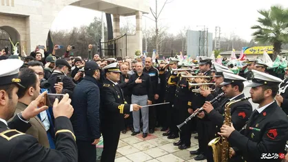 پیکر&zwnj;های مطهر ۲ شهید گمنام در دانشگاه آزاد محمودآباد به خاک سپرده شدند