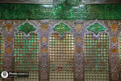 پنجره جدید زیارت در رواق مبارکه دارالحجه رونمایی شد