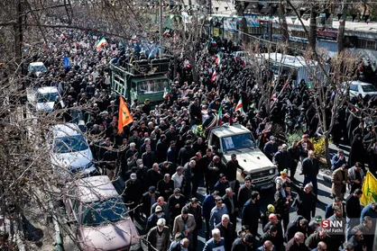 راهپیمایی نماگزاران کرجی به همراه تشییع شهدای مدافع وطن