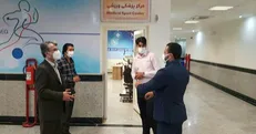 بازدید افسر سلامت فدراسیون پزشکی ورزشی از باشگاه گل گهر
