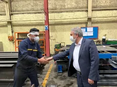 بازدید وزیر صمت از بزرگترین مجتمع خودروسازی بخش خصوصی کشور/ اشتغال ۱۰ هزار نفری با تولید محصولات سواری و تجاری