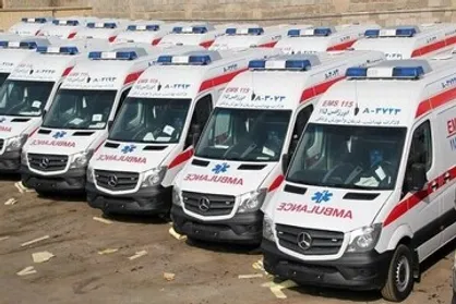 اختصاص ۱۰ آمبولانس جدید به دانشگاه علوم پزشکی کرمان