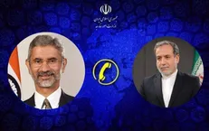گفت‌و‌گو و تبادل نظر وزیر امور خارجه هند در تماس تلفنی با عراقچی