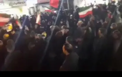 سیل جمعیت انقلابی اهالی خانی&zwnj;آبادنو تهران
