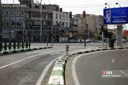 معابر شهر تهران خلوت است